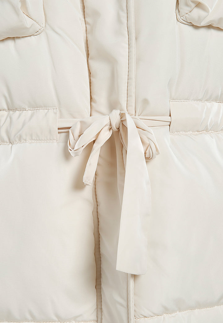 long puffer jacket hoodie by ruw#color_white
