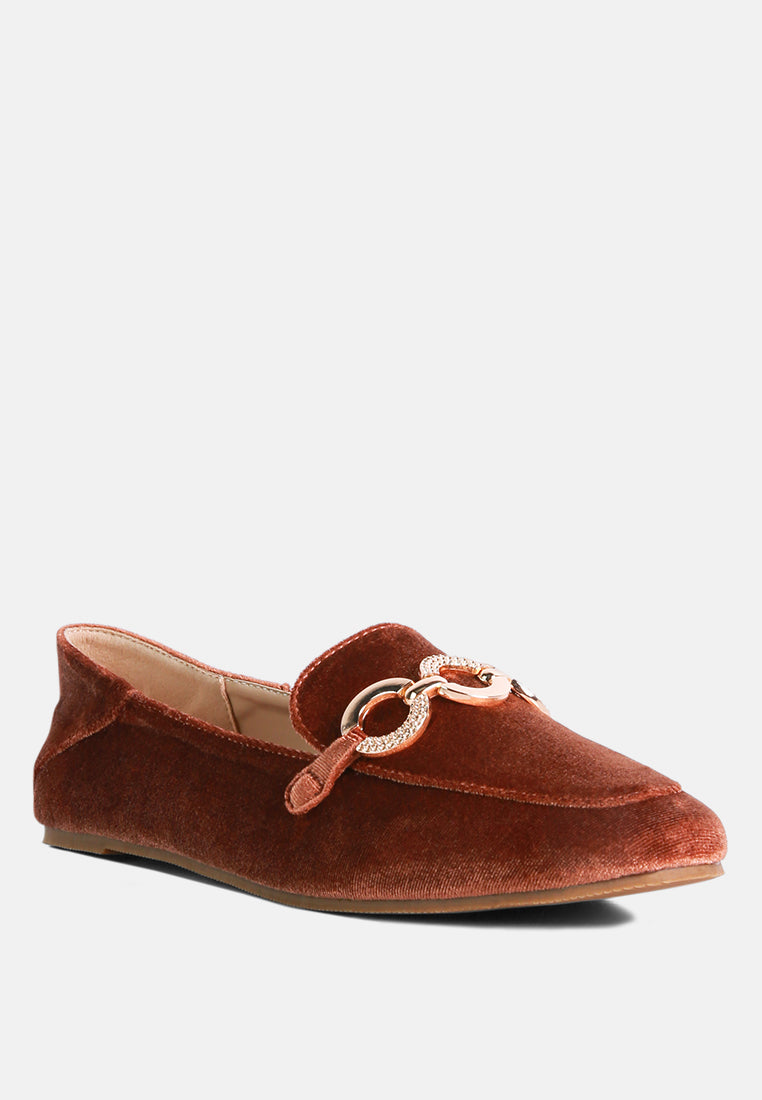 wibele croc textured metal show detail loafers by ruw#color_brown