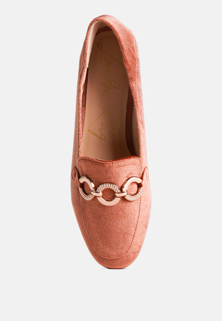 wibele croc textured metal show detail loafers by ruw#color_brown