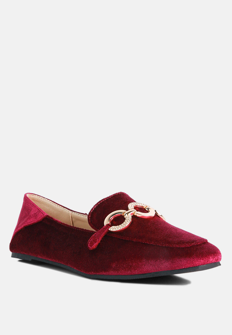 wibele croc textured metal show detail loafers by ruw#color_burgundy