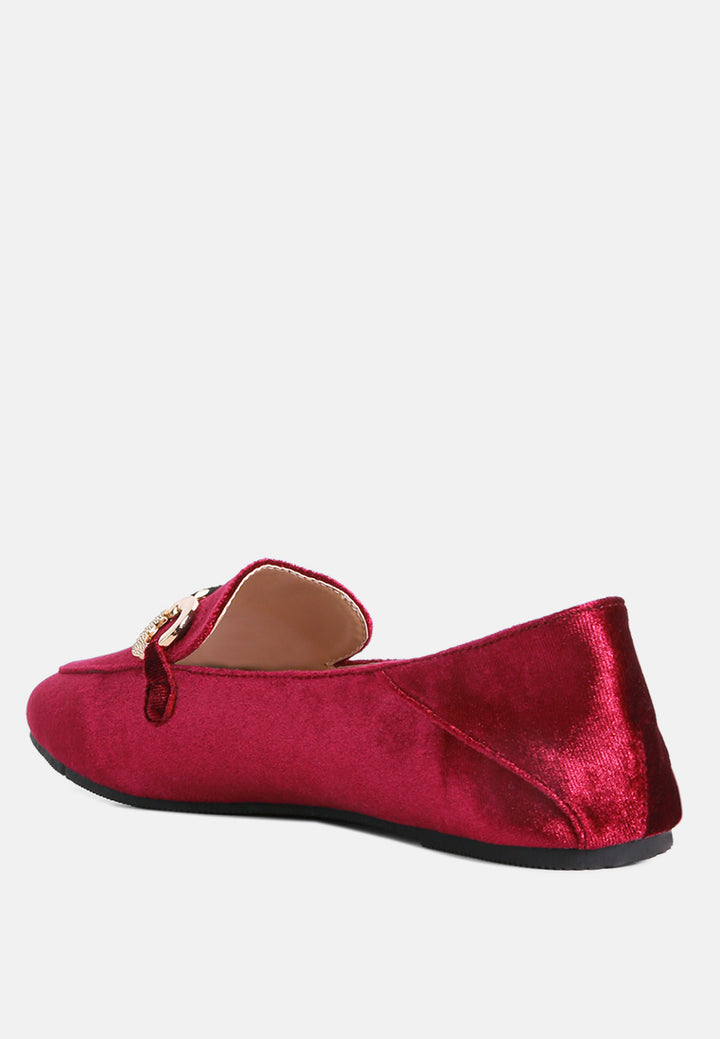 wibele croc textured metal show detail loafers by ruw#color_burgundy