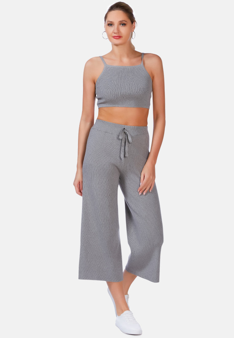 cropped camisole bralette#color_grey