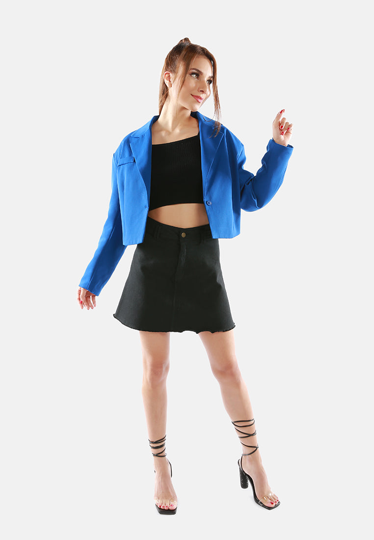 cropped half oversized blazer#color_bright-blue