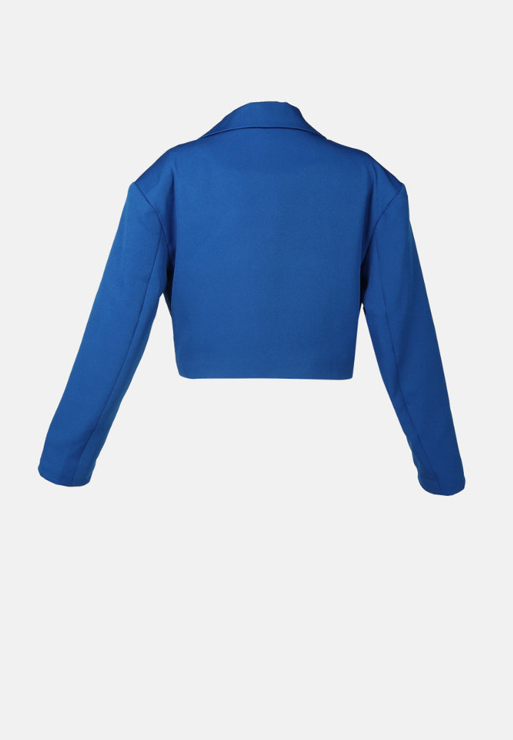 cropped half oversized blazer#color_bright-blue