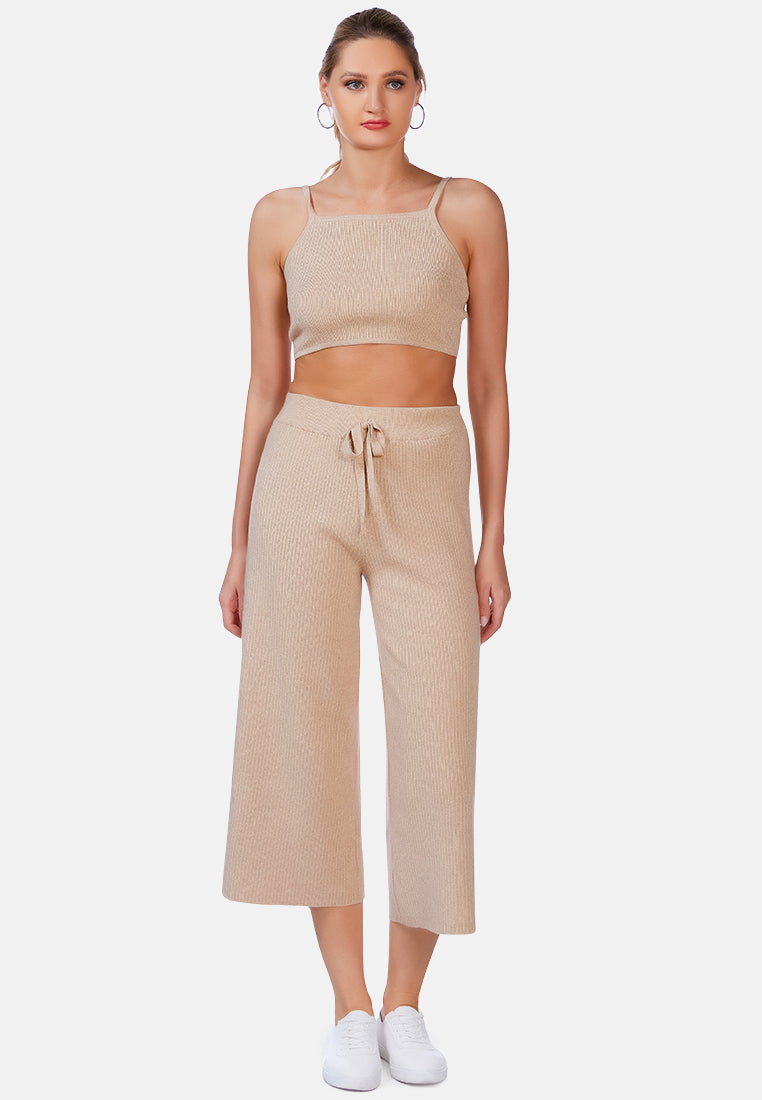 cropped camisole bralette#color_beige