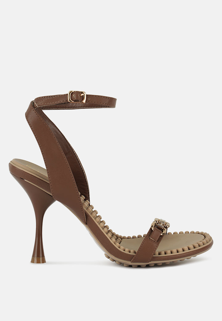 daenerys mid heeled sandals by ruw#color_mocca