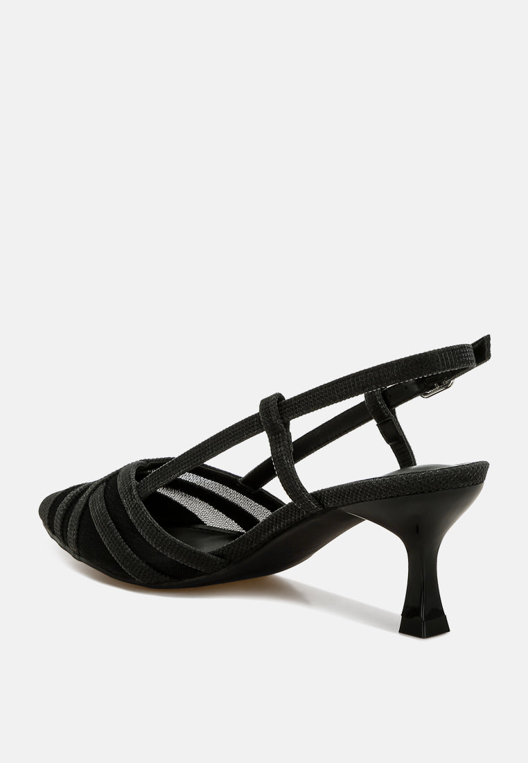 kitten heel slingback sandals by  ruw#color_black