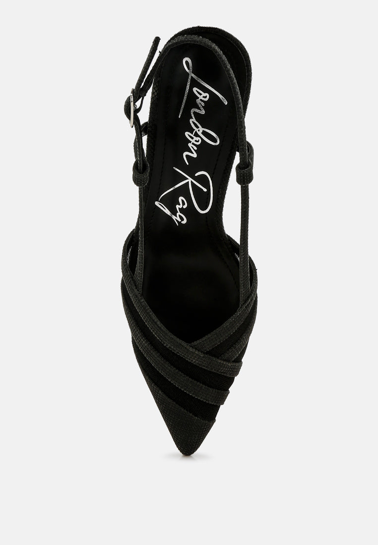 kitten heel slingback sandals by  ruw#color_black