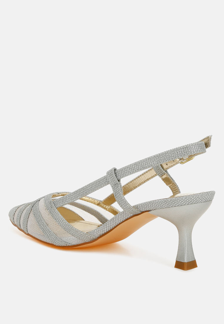 kitten heel slingback sandals by  ruw#color_silver
