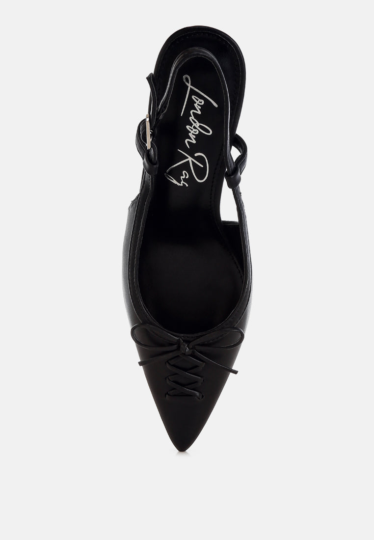 kitten heel pointy slingbacks by ruw#color_black