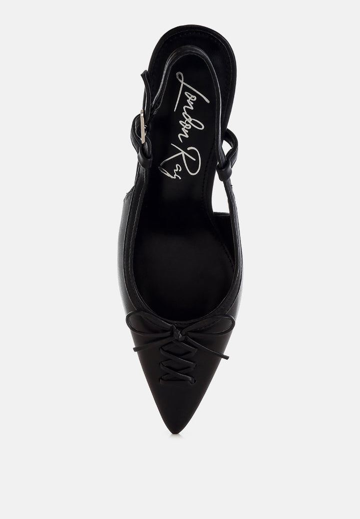 kitten heel pointy slingbacks by ruw#color_black