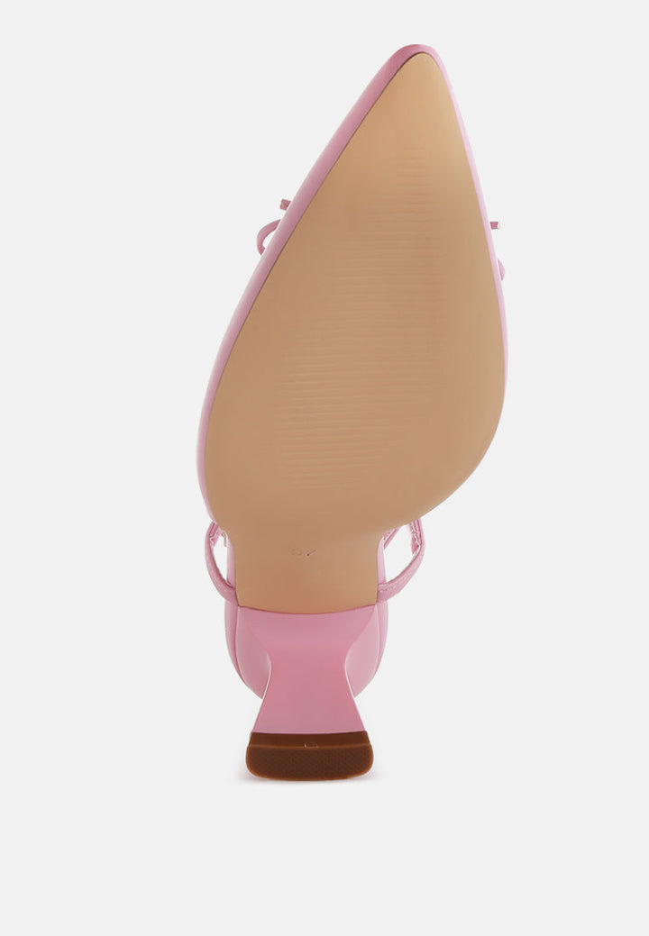 kitten heel pointy slingbacks by ruw#color_pink