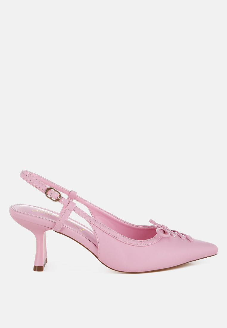 kitten heel pointy slingbacks by ruw#color_pink