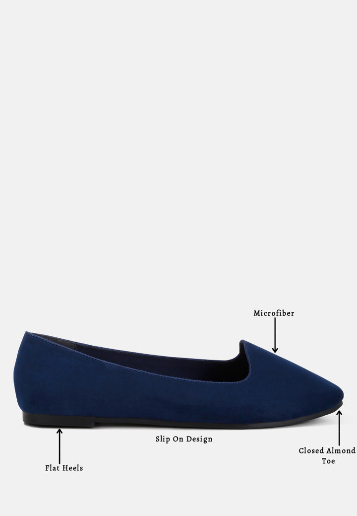 casual flat ballerinas by ruw#color_navy