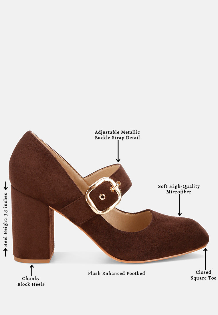 Mayuza Square Toe Strap Sandals#color_brown-suede