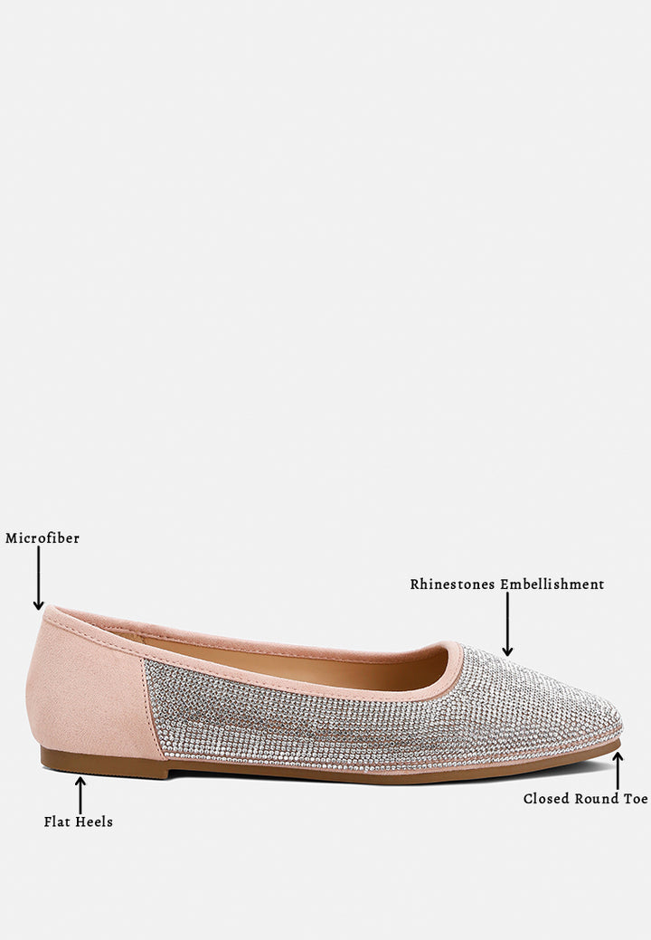 shimmering rhinestone ballerinas by ruw#color_light-pink