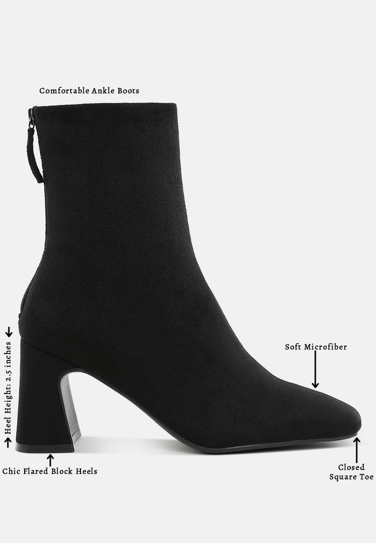 square toe microfiber ankle boots by ruw#color_black