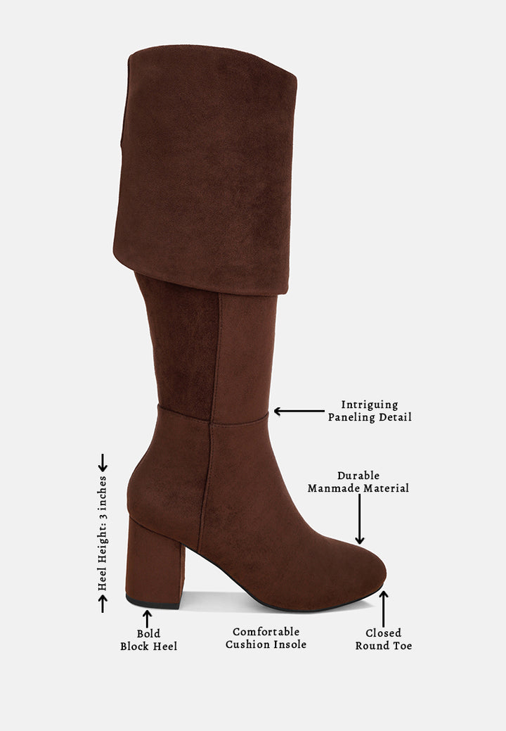 Celina Foldover Long Boots#color_brown-suede