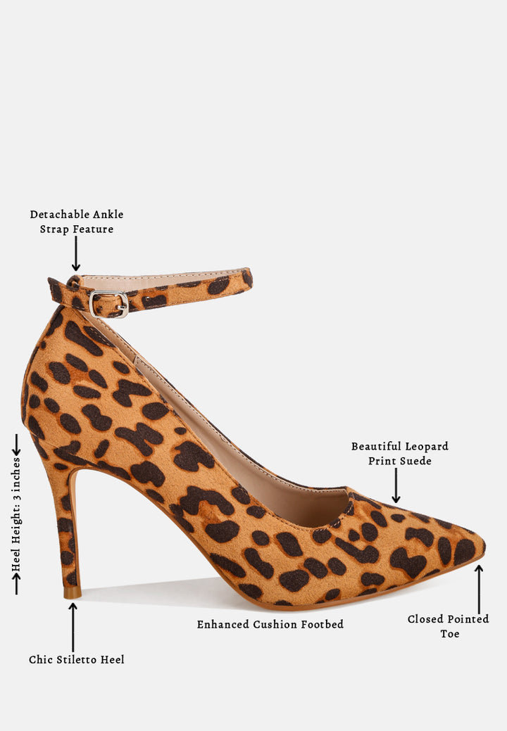 ankle strap stiletto heel pumps by ruw#color_leopard-suede