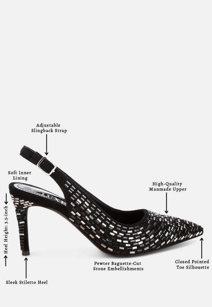 lutina rhinestones embellished slingback sandals#color_black
