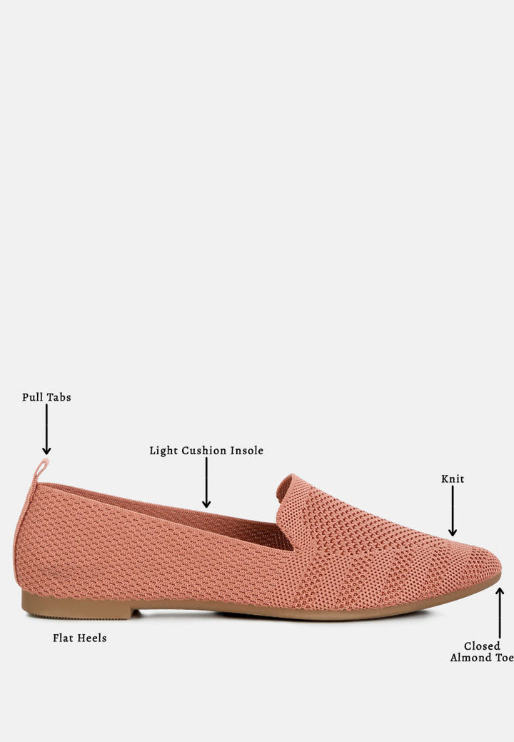 knit textile solid flats by ruw#color_pink