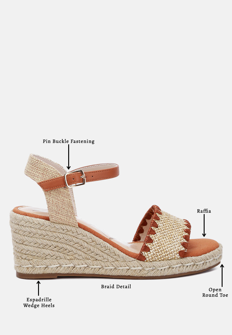 raffia wedge espadrilles by ruw#color_tan