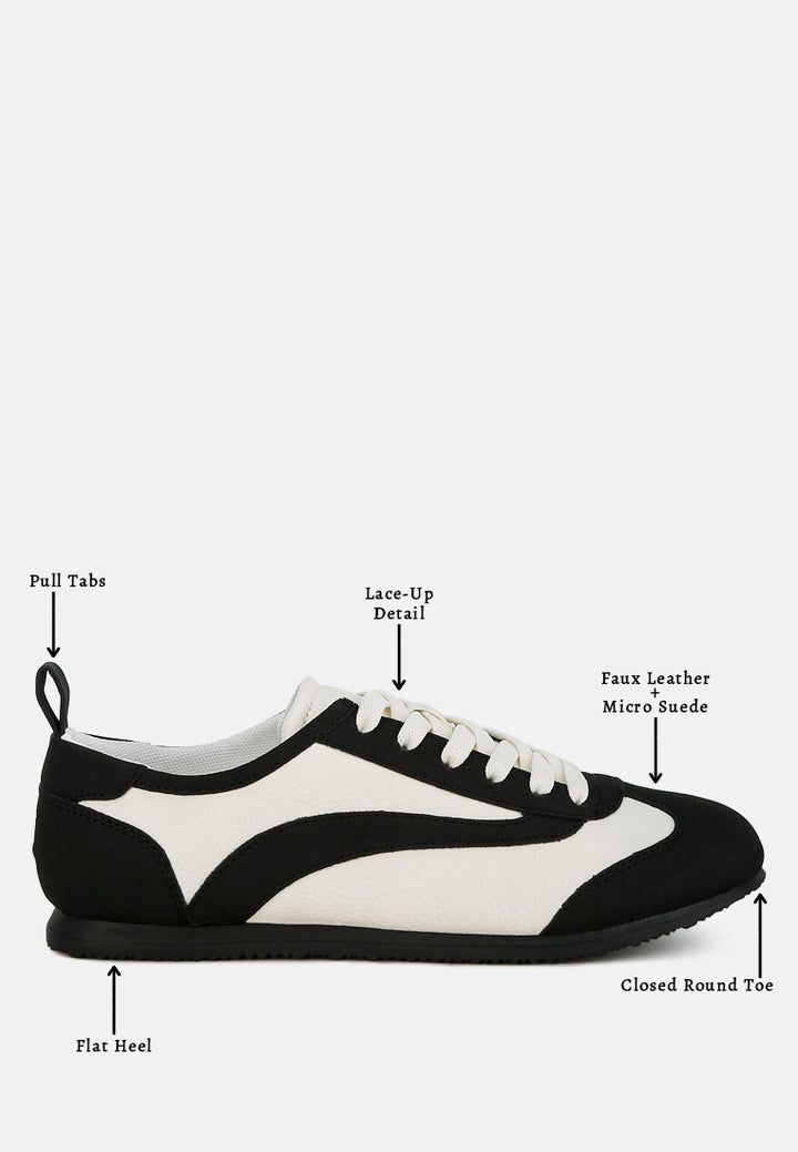 lace up sneakers by ruw#color_black