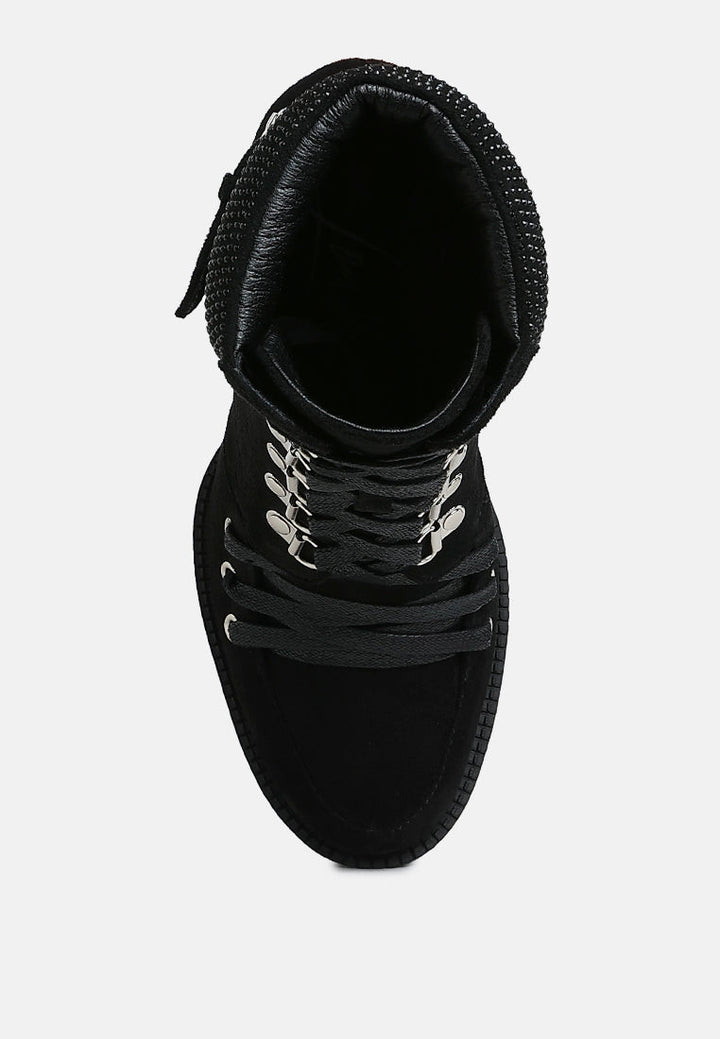 birch block heeled ankle boots by ruw#color_black