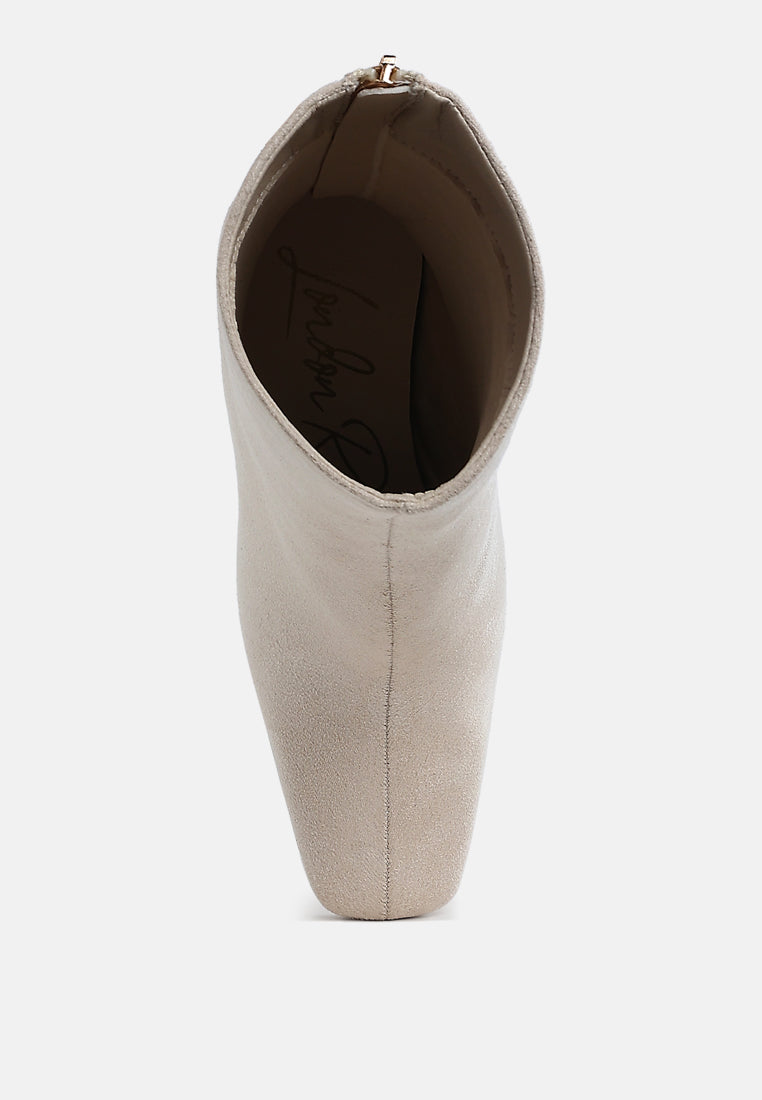square toe microfiber ankle boots by ruw#color_beige