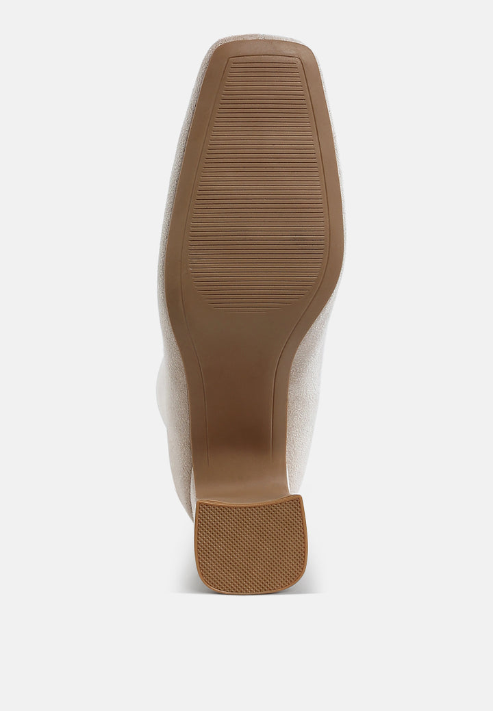 square toe microfiber ankle boots by ruw#color_beige