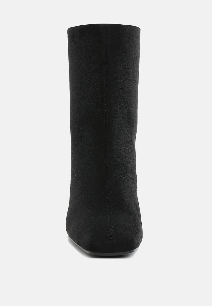 square toe microfiber ankle boots by ruw#color_black