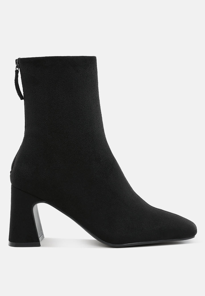 square toe microfiber ankle boots by ruw#color_black