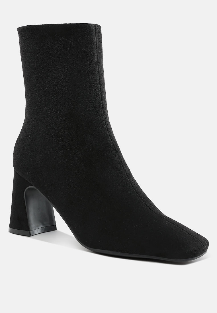 square toe microfiber ankle boots by ruw#color_black