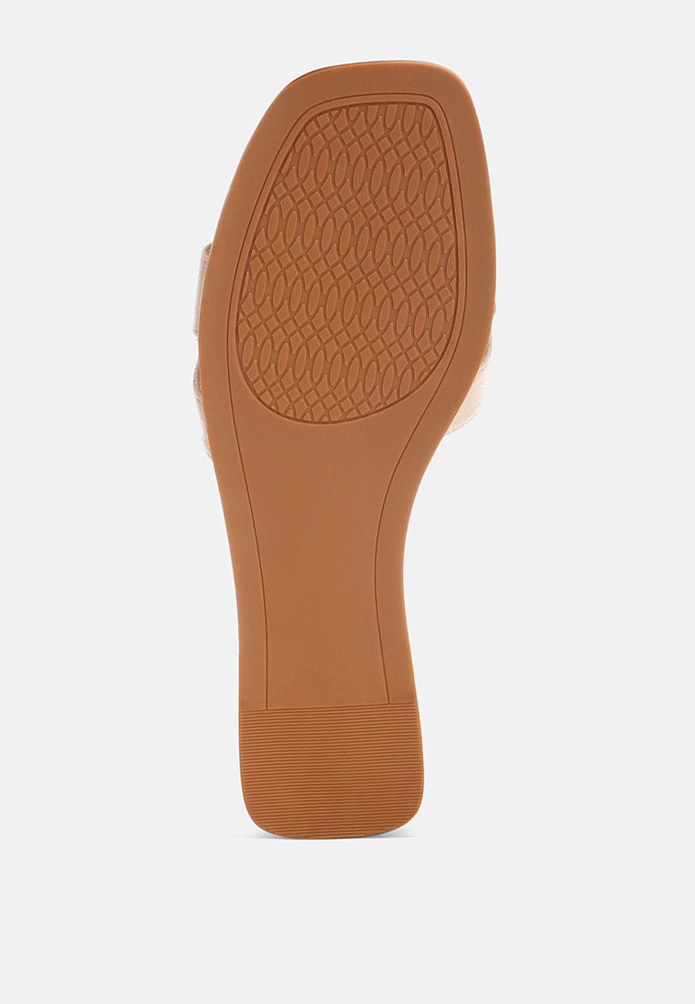 dinasa beaded slip on flats by motes#color_beige-man-made-suede