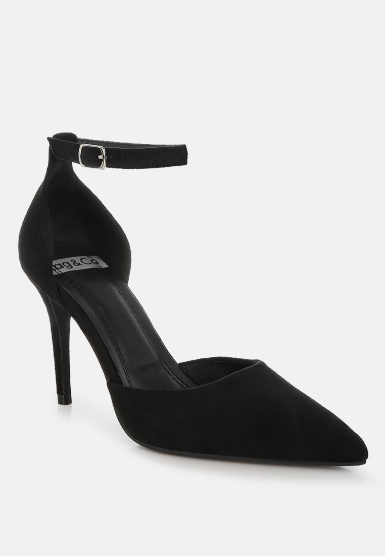 dolona microfiber stiletto heel sandals#color_black