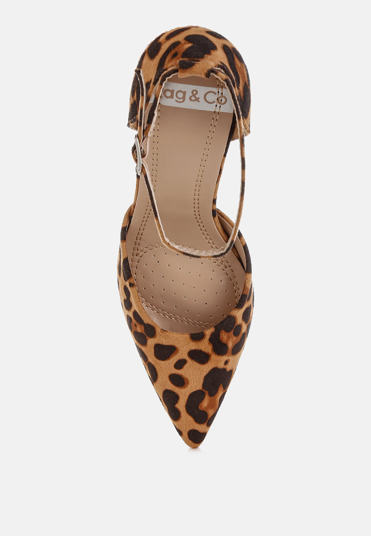 dolona microfiber stiletto heel sandals#color_leopard