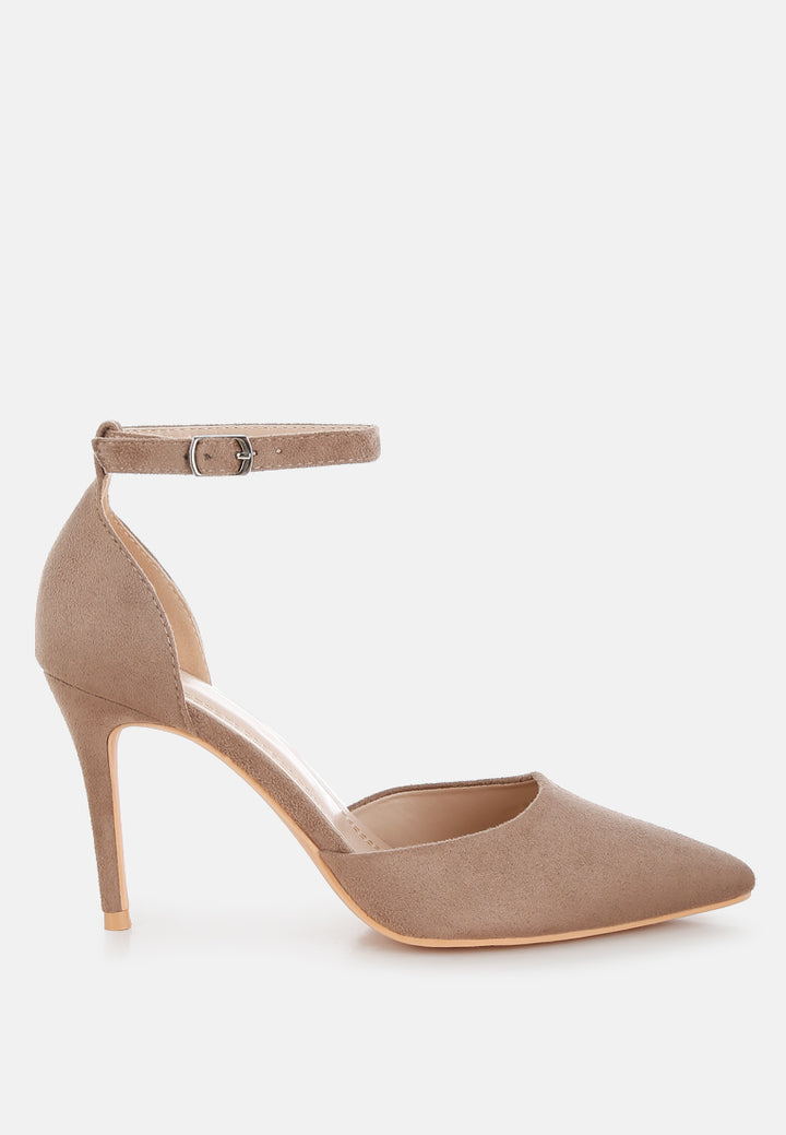 dolona microfiber stiletto heel sandals#color_taupe