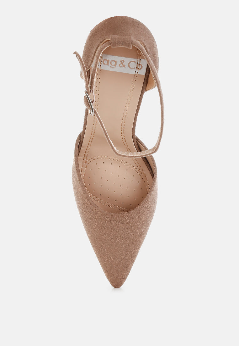 dolona microfiber stiletto heel sandals#color_taupe
