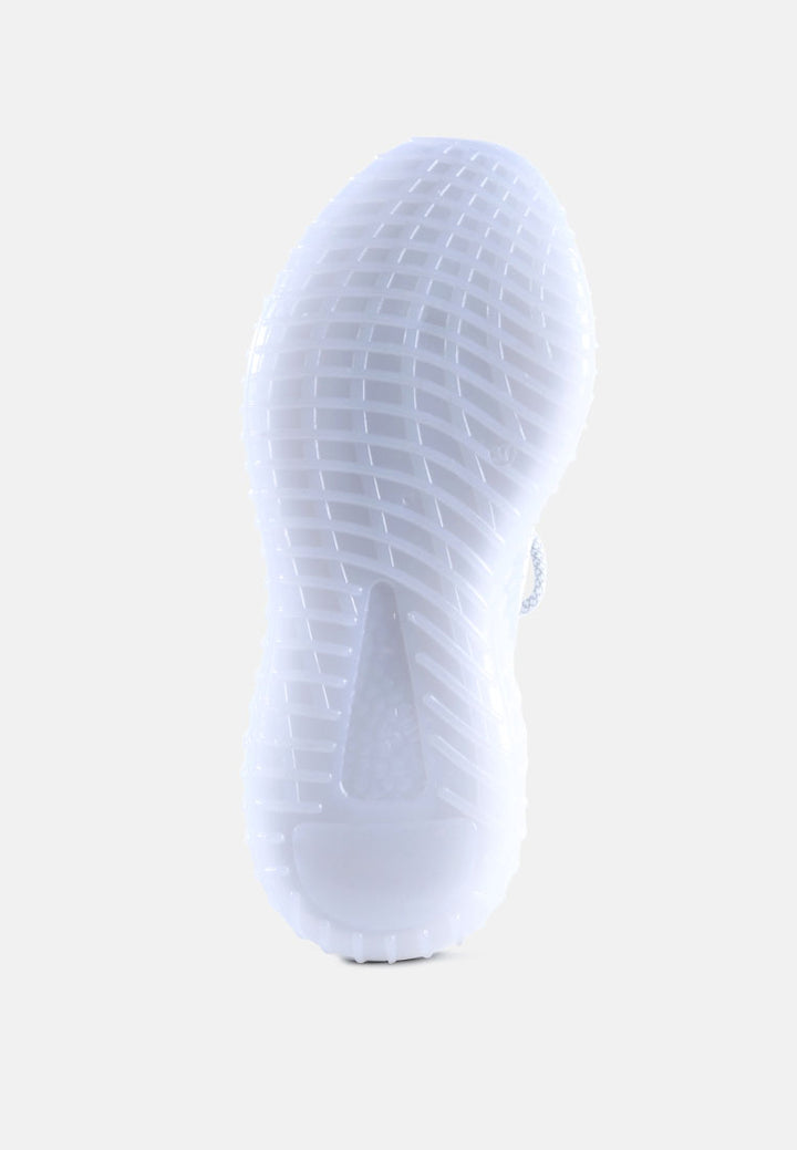 groovey chunky sole sneakers#color_grey