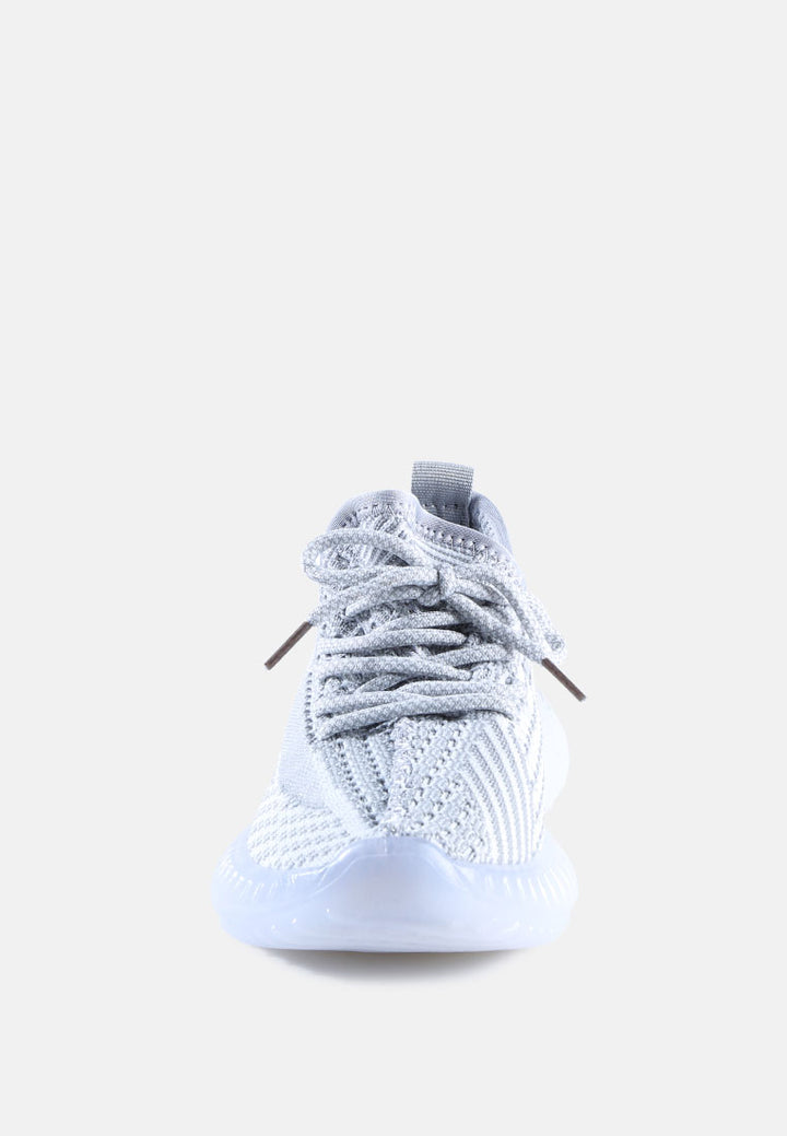 groovey chunky sole sneakers#color_grey