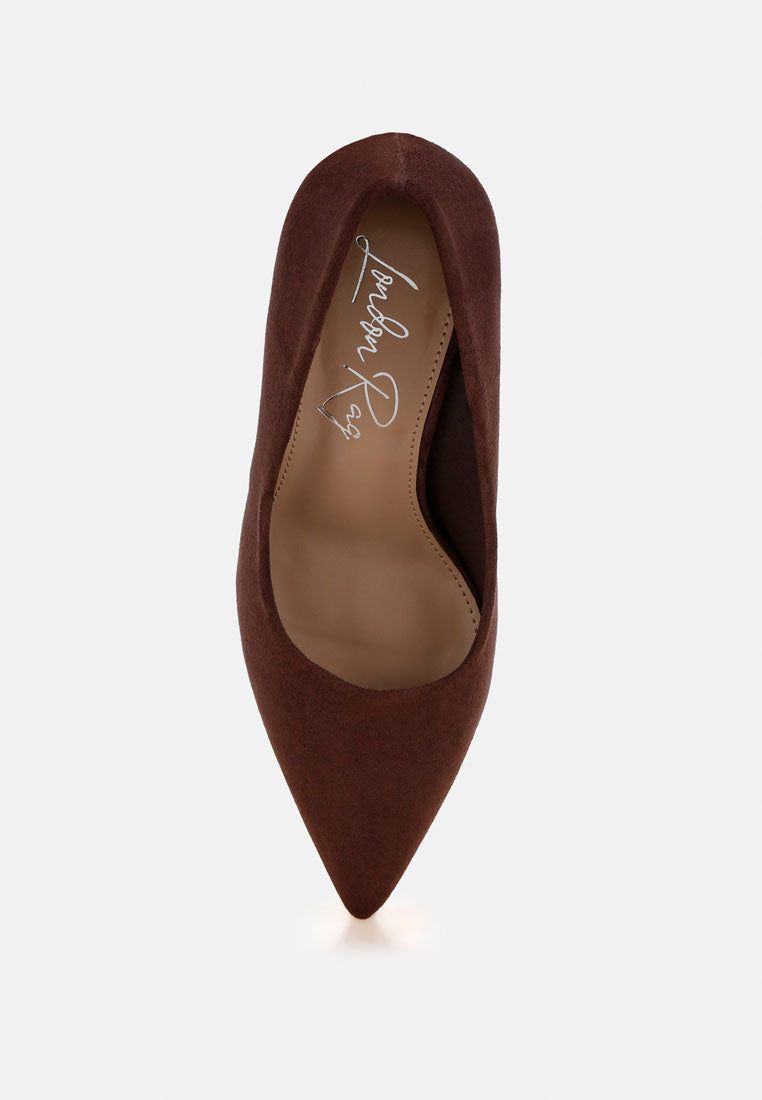 Cassiopa Pointed-Toe Stiletto Pumps#color_brown-suede