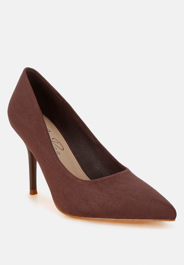 Cassiopa Pointed-Toe Stiletto Pumps#color_brown-suede