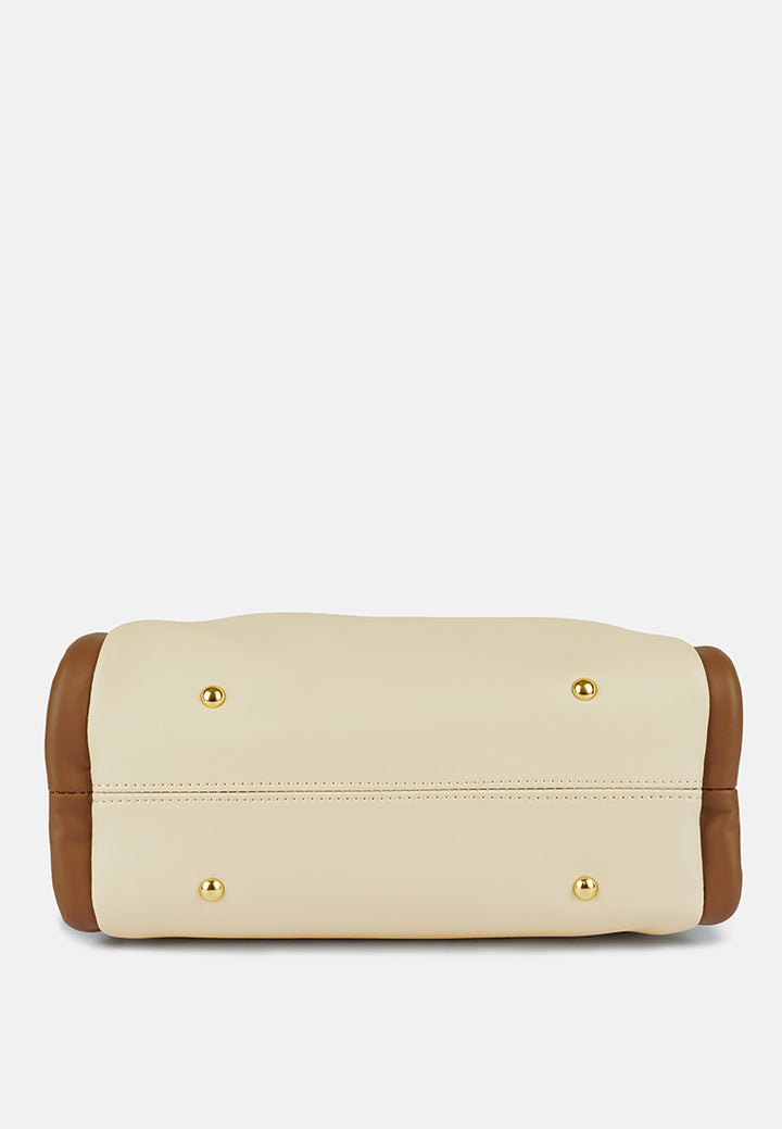 dual tone tote bag#color_off-white