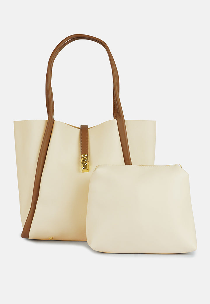 dual tone tote bag#color_off-white