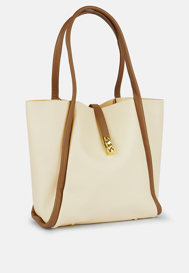 dual tone tote bag#color_off-white