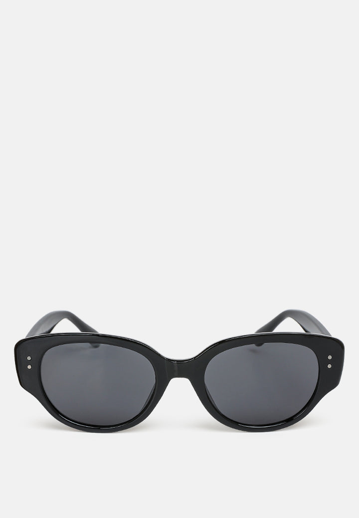 durable cat eye sunglasses by ruw#color_black