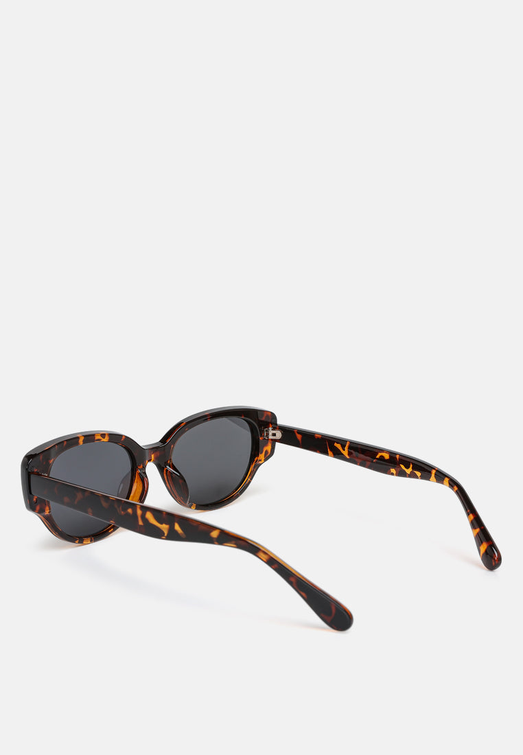 durable cat eye sunglasses by ruw#color_leopard