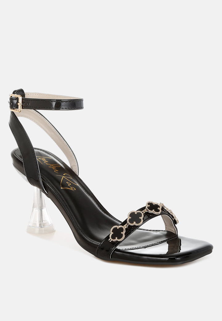 ebina charm detail spool heels#color_black