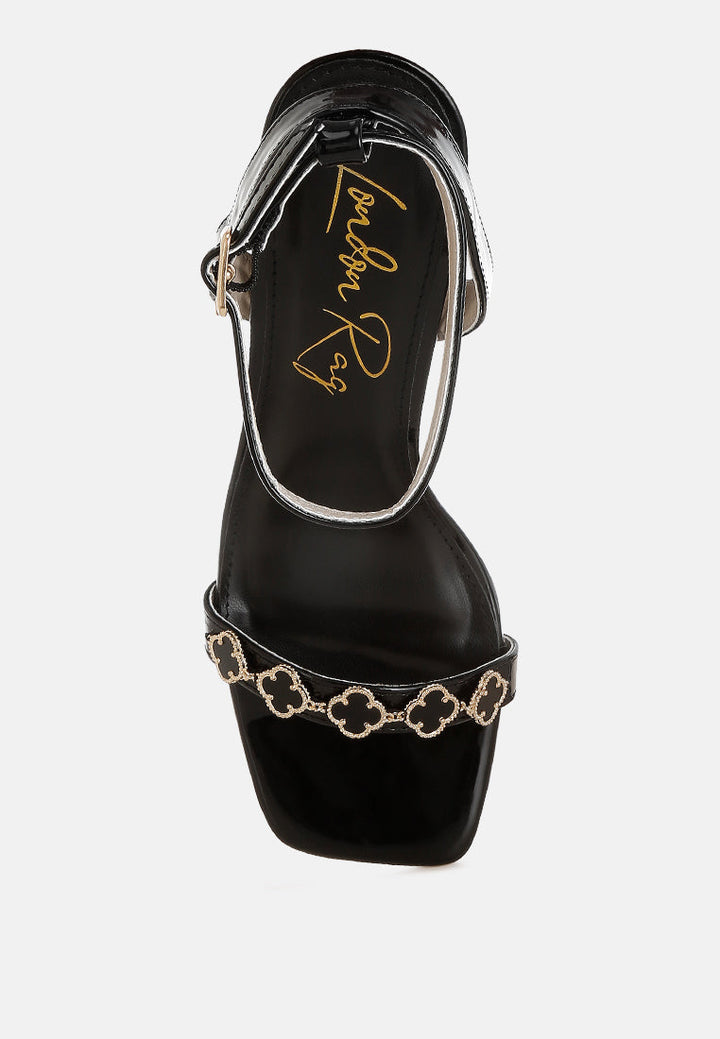 ebina charm detail spool heels#color_black