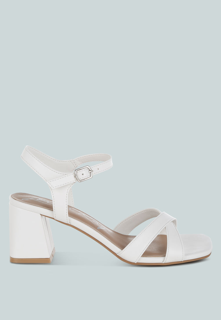 square toe block heel sandals by ruw#color_white